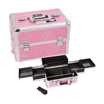 Just Case Pro Makeup Case (E3301) Makeup Cases Pink Croc (E3301CRPK)  