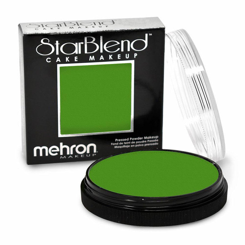 Mehron StarBlend Cake Makeup Foundation Green (110-G)  