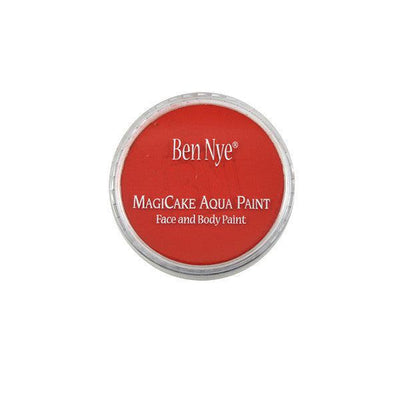 Ben Nye MagiCake Aqua Paint Water Activated Makeup Fire Red LARGE (0.77oz-1oz) 