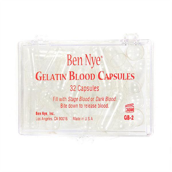 Ben Nye Gelatin Blood Capsules (Empty) Blood 32 Gelatin Capsules (Empty) - (GB-2)  