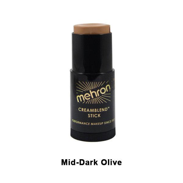 Mehron CreamBlend Stick FX Makeup Mid-Dark Olive (400-OS8)  