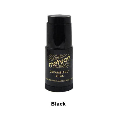 Mehron CreamBlend Stick FX Makeup Black (400-B)  