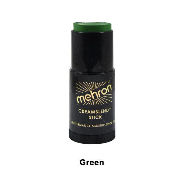 Mehron CreamBlend Stick FX Makeup Green (400-G)  