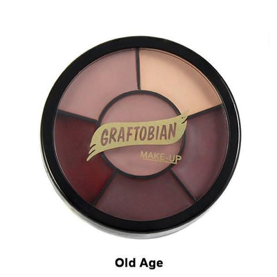 Graftobian Character Creme Makeup Wheel FX Palettes Old Age (88873)  