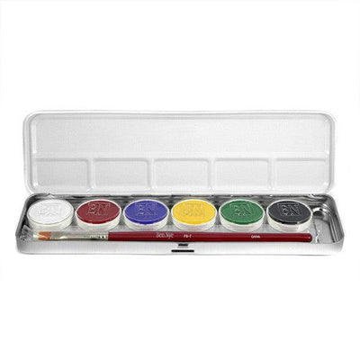 Ben Nye MagiCake Aqua Paint Palettes Water Activated Palettes CFK-6 (6 colors)  