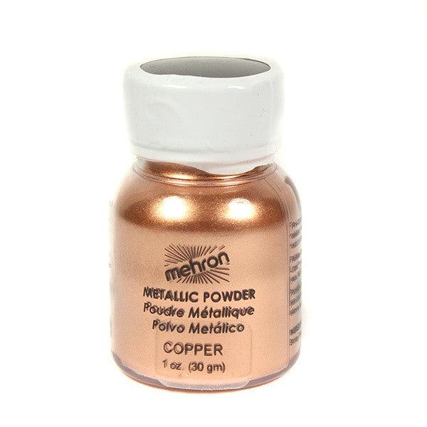 Mehron Makeup Metallic Powder with Mixing Liquid Gold