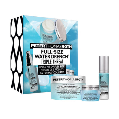 Peter Thomas Roth Full-Size Water Drench Triple Threat 3-Piece Kit Moisturizer   
