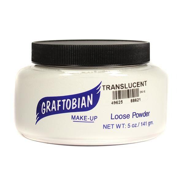 Graftobian Pro Setting Powder Loose Powder 5 oz. Jumbo Bulk Tub Translucent 