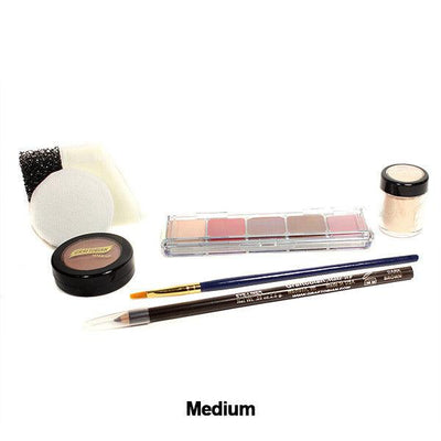 Graftobian Student Theatrical Kit Makeup Kits Medium/Olive Boxed Kit (88802)  