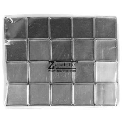 Square Magnetic Metal Stickers for Depotting Makeup Z Palette
