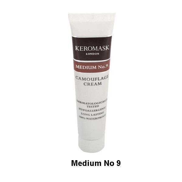 Keromask Camouflage Cream Concealer Cream Medium No. 9 (Brown Camouflage)  