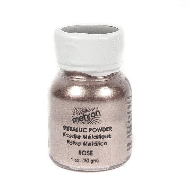 Mehron Makeup Metallic Powder , Metallic Chrome Powder Pigment for Face &  Body Paint, Eyeshadow, and Eyeliner .5 oz (14 g) (Silver) Silver 0.5 Ounce  (Pack of 1) 
