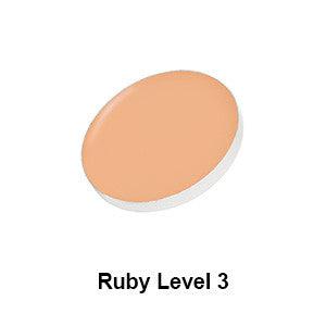 Kett Fixx Creme Ruby Tone Pan REFILL Foundation Refills Ruby Level 3 (FR3-P)  