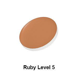 Kett Fixx Creme Ruby Tone Pan REFILL Foundation Refills Ruby Level 5 (FR5-P)  