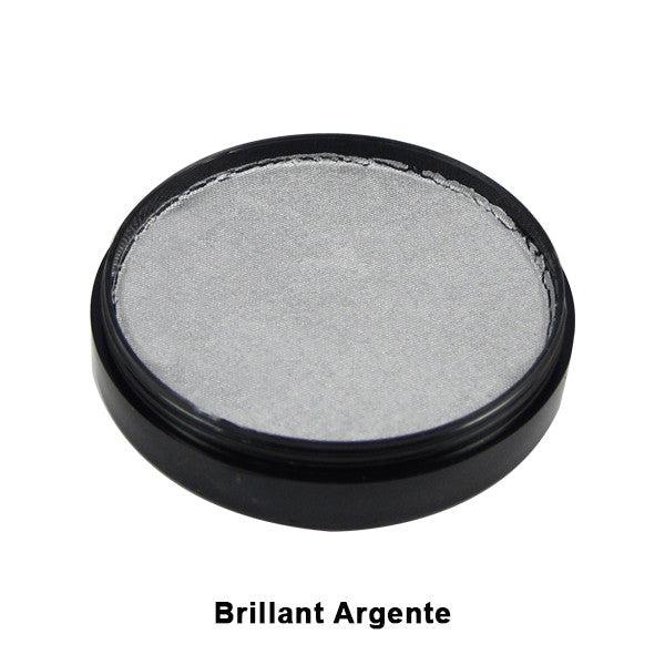 Mehron Paradise Makeup AQ Water Activated Makeup Silver - Argente (Brilliant) (800-BSA)  