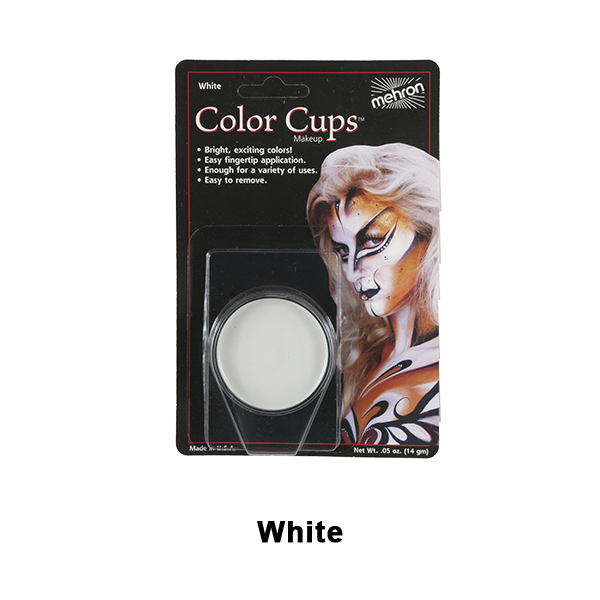 Mehron Color Cups FX Makeup White (CCC-W)  