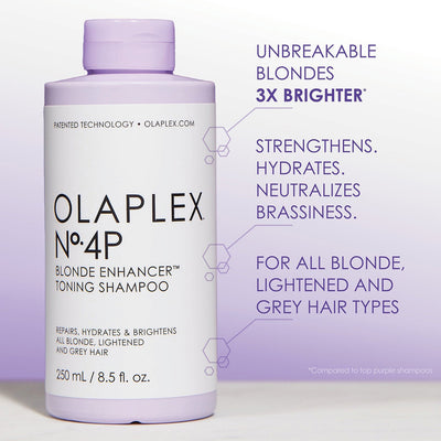 Olaplex No.4p Blonde Enhancer Toning Shampoo Shampoo   