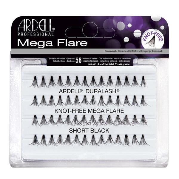 Ardell Mega Flare Individuals Knot-Free Short Black (65279) Individual Lashes   
