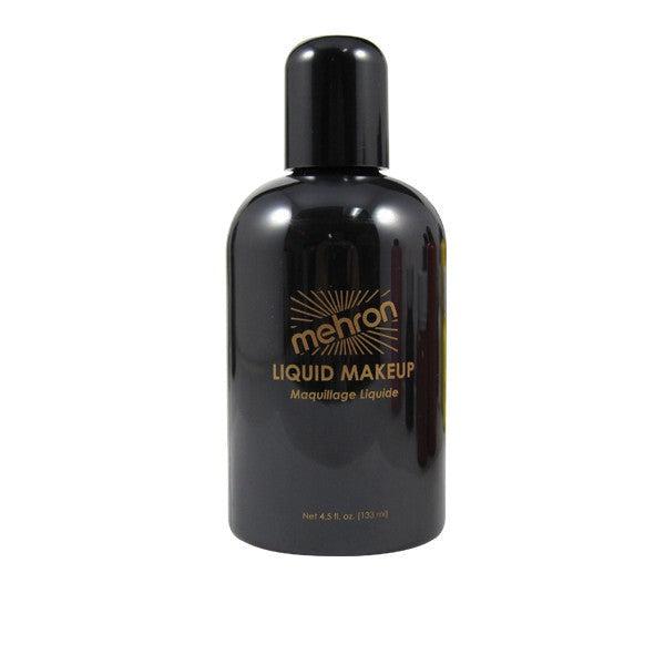 Mehron Liquid Makeup for Face Body and Hair FX Makeup 4.5oz Black 