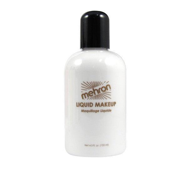 Mehron Liquid Makeup for Face Body and Hair FX Makeup 4.5oz White 