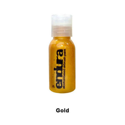 European Body Art Endura Airbrush Liquids - Metallic Airbrush SFX Gold Endura Airbrush Liquids - Metallic  