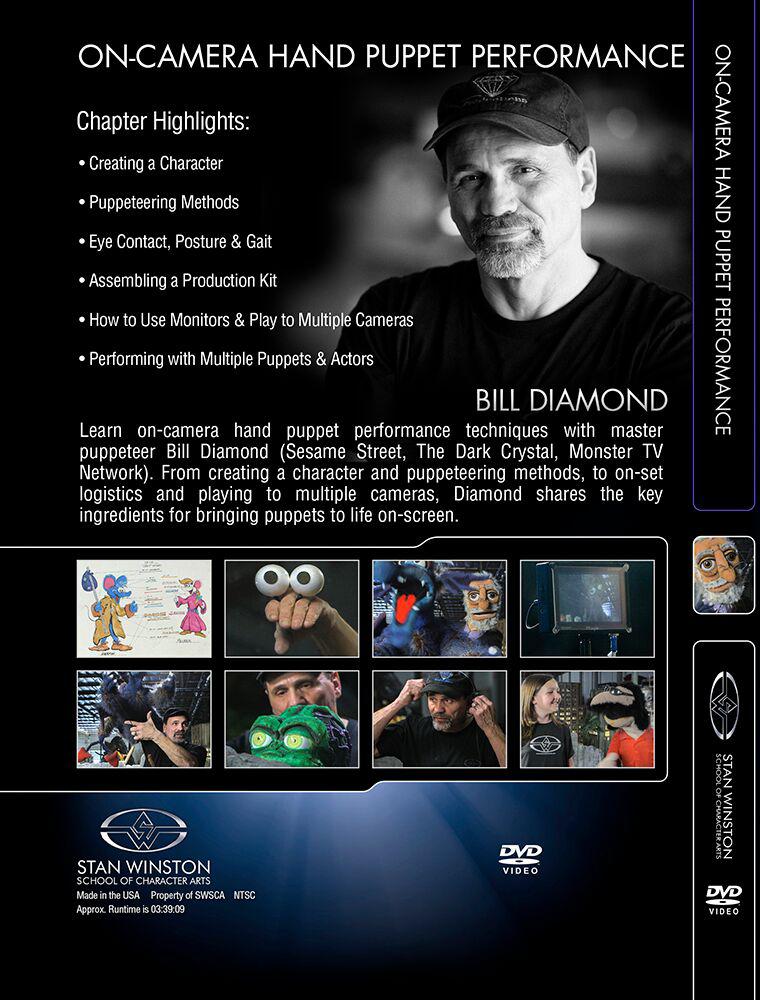 Stan Winston Studio On-Camera Hand Puppet Performance (DVD) SFX Videos   