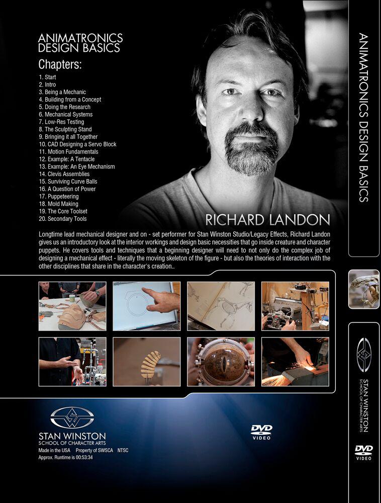 Stan Winston Studio Animatronics Design Basics (DVD) SFX Videos   
