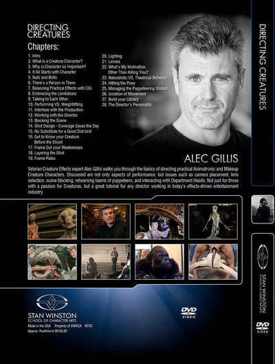 Stan Winston Studio Directing Creatures (DVD) SFX Videos   