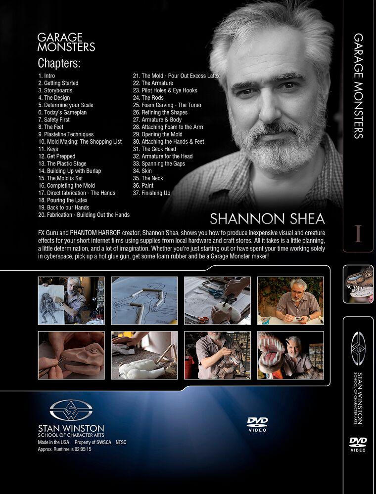 Stan Winston Studio Garage Monsters - How To Make Creature FX On A Budget (DVD) SFX Videos   