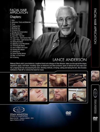 Stan Winston Studio Facial Hair Application (DVD) SFX Videos   