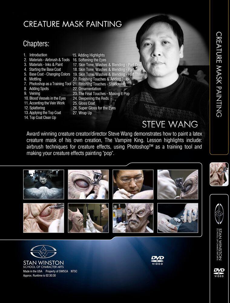 Stan Winston Studio Creature Mask Painting (DVD) SFX Videos   