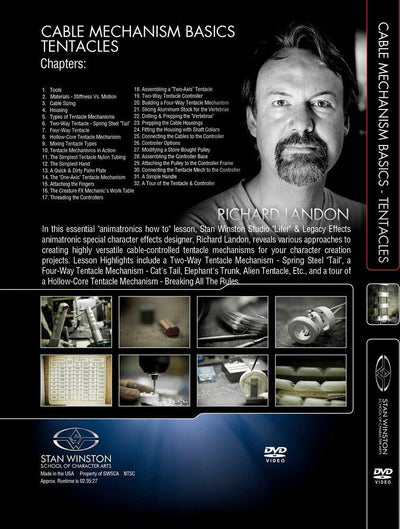 Stan Winston Studio Cable Mechanism Basics - Tentacles (DVD) SFX Videos   