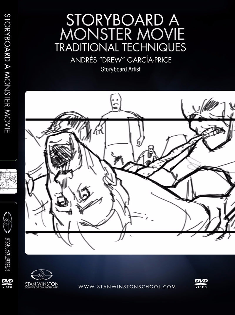 Stan Winston Studio Storyboard A Monster Movie - Traditional Techniques (DVD) SFX Videos   