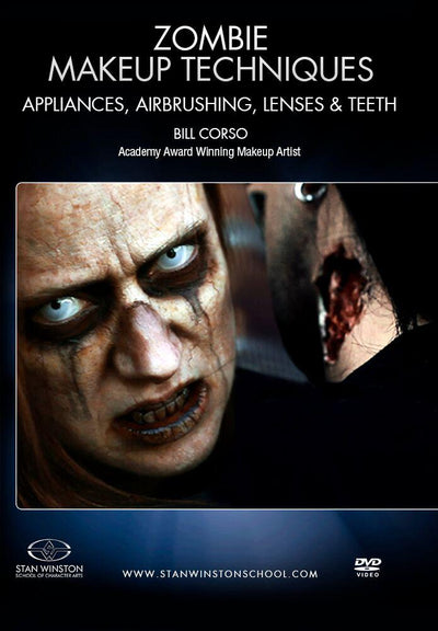 Stan Winston Studio Zombie Makeup - Appliances, Airbrushing, Lenses & Teeth (DVD) SFX Videos   