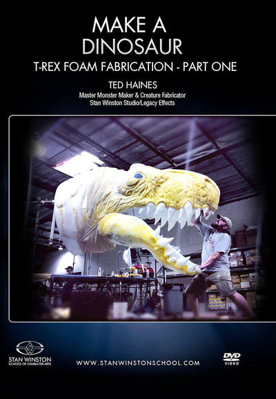 Stan Winston Studio Make a Dinosaur T-Rex Foam Fabrication (DVD) SFX Videos Part 1  