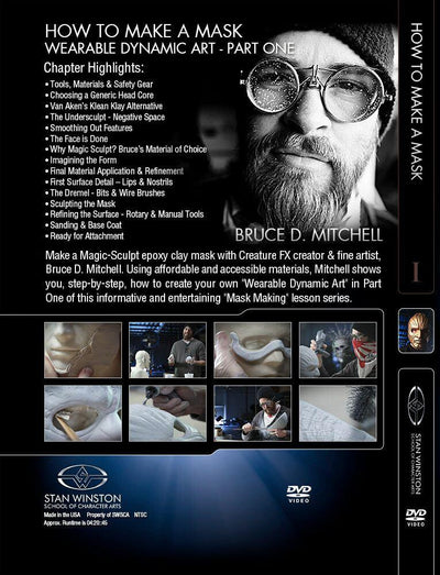 Stan Winston Studio How To Make A Mask (DVD) SFX Videos   