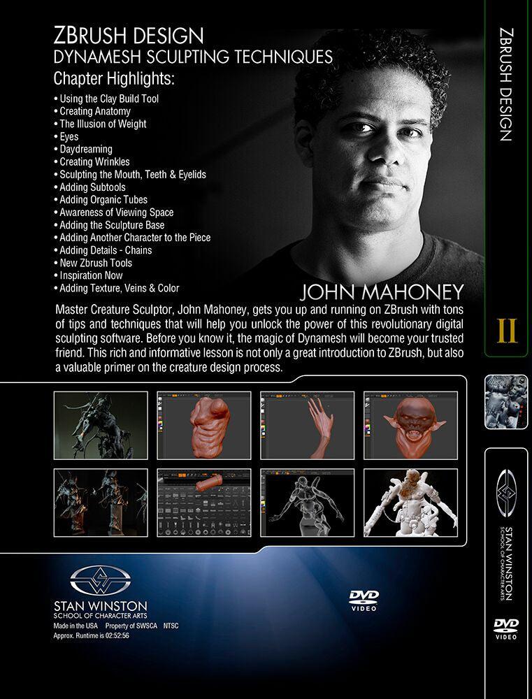 Stan Winston Studio Zbrush Design - Dynamesh Sculpting Techniques (DVD) SFX Videos   