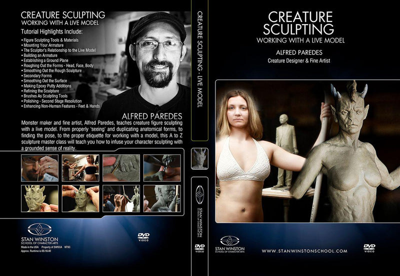Stan Winston Studio Creature Sculpting - Working with a Live Model (DVD) SFX Videos   