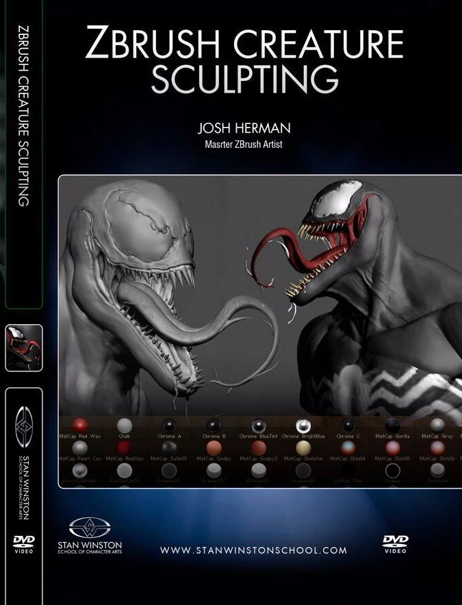 Stan Winston Studio Zbrush Creature Sculpting (DVD) SFX Videos   