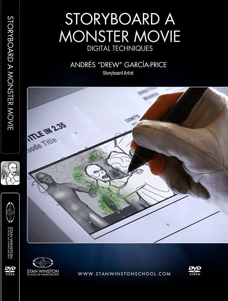 Stan Winston Studio Storyboard A Monster Movie - Digital Techniques (DVD) SFX Videos   