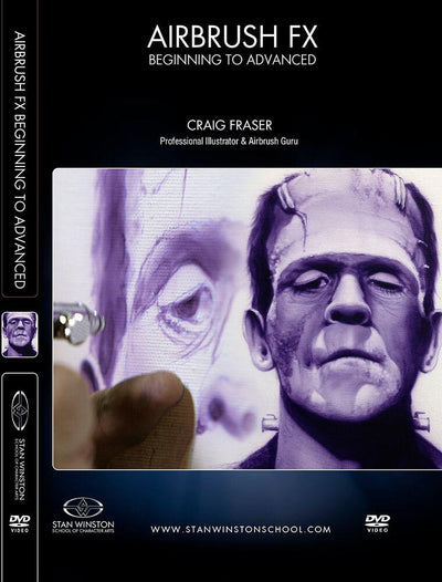 Stan Winston Studio Airbrush FX - Beginning to Advanced (DVD) SFX Videos   