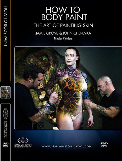 Stan Winston Studio How to Body Paint - The Art of Painting Skin (DVD) SFX Videos   