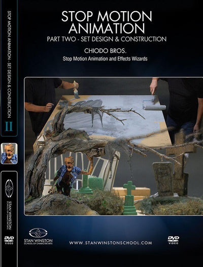 Stan Winston Studio Stop Motion Animation (DVD) SFX Videos Part 2 - Set Design & Construction  