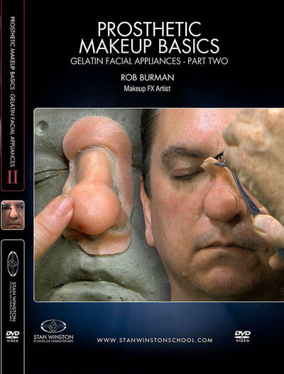 Stan Winston Studio Prosthetic Makeup Basics - Gelatin Facial Appliances (DVD) SFX Videos Part 2  