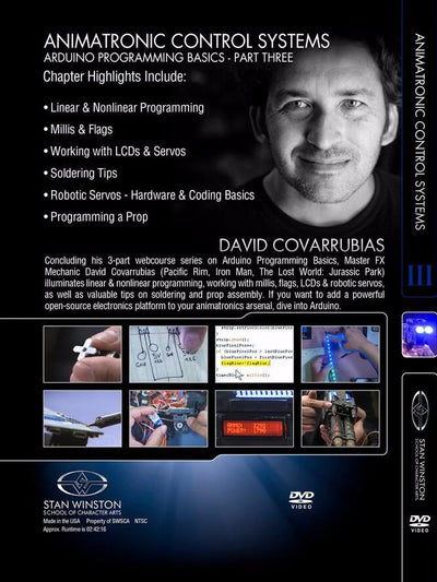 Stan Winston Studio Animatronic Control Systems - Arduino Programming Basics (DVD) SFX Videos   