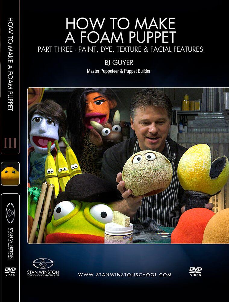 Stan Winston Studio How to Make a Foam Puppet (DVD) SFX Videos Part 3  