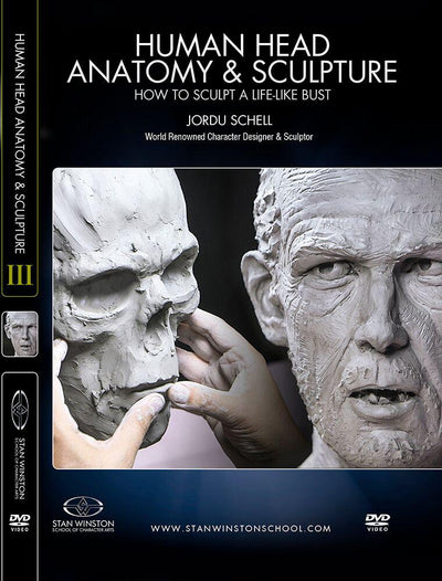 Stan Winston Studio Human Head Anatomy & Sculpture (DVD) SFX Videos   