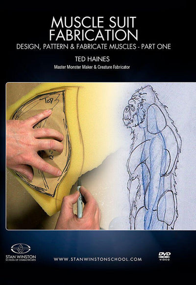 Stan Winston Studio Muscle Suit Fabrication (DVD) SFX Videos Part 1 - Design, Pattern & Fabricate Muscles  