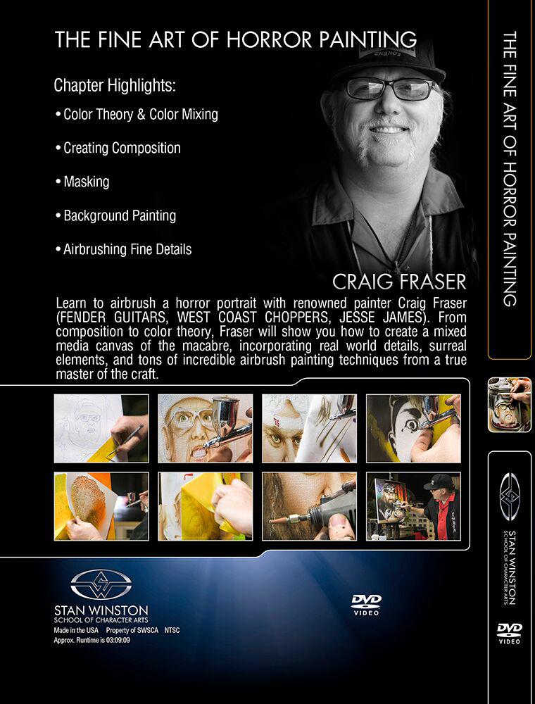 Stan Winston Studio The Fine Art of Horror Painting (DVD) SFX Videos   