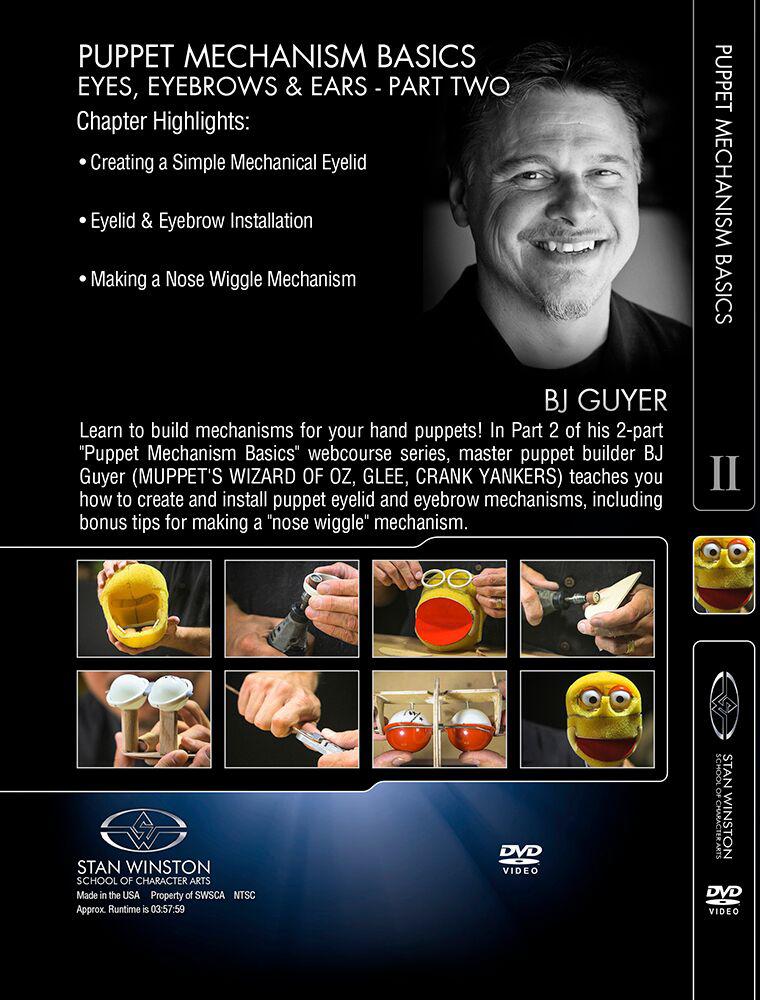 Stan Winston Studio Puppet Mechanism Basics Eyes, Eyebrows, Ears (DVD) SFX Videos   